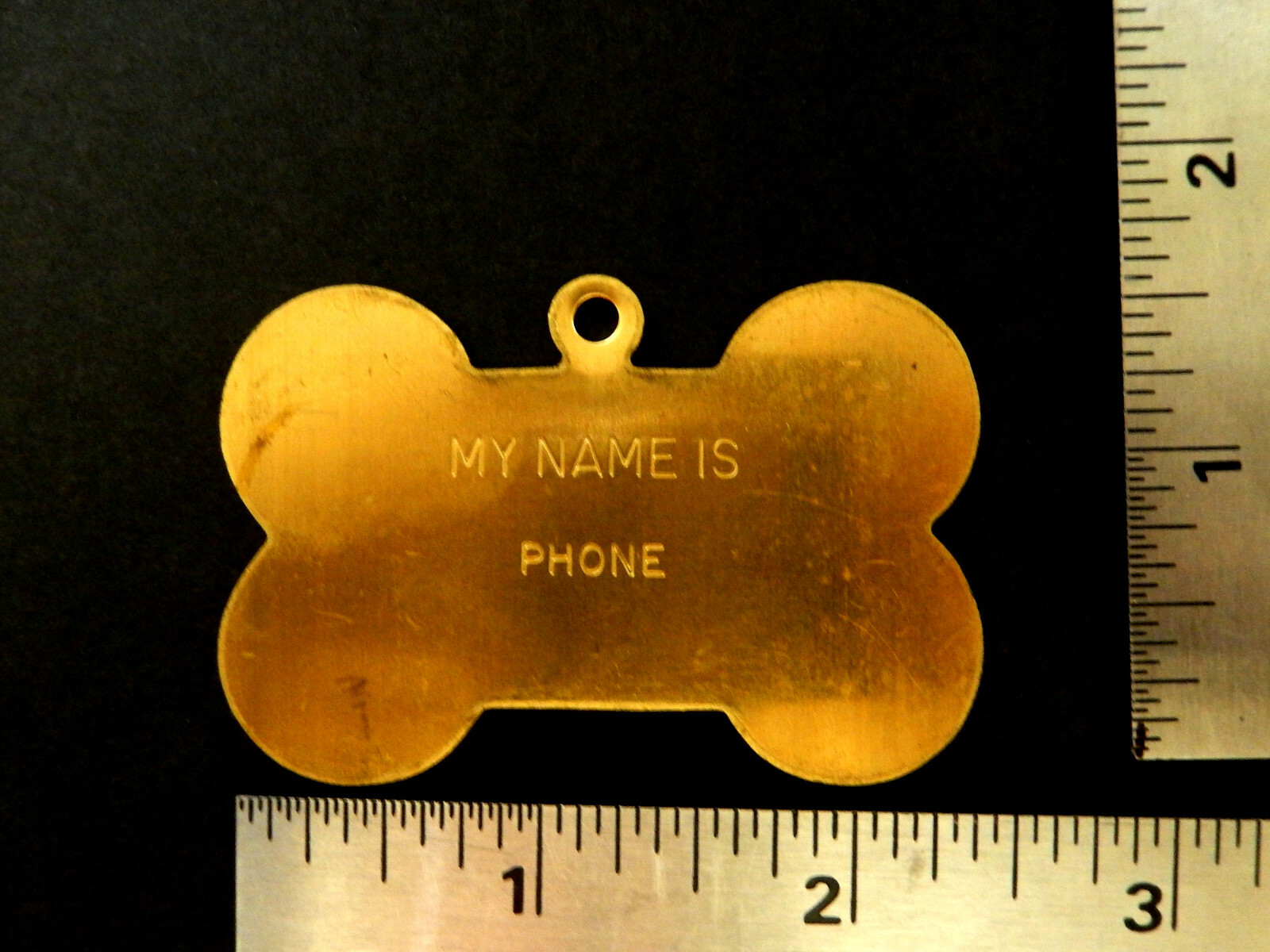Dog Tags / Dog Bones / Raw Brass Stamping/ Tag Types/ Engraveable /2 Styles