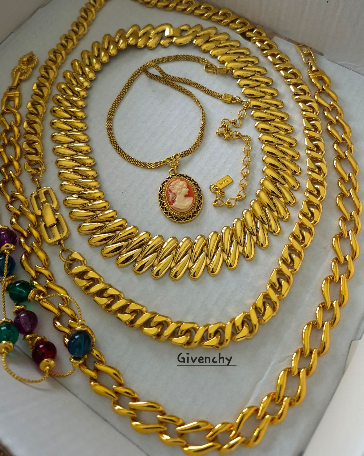 Huge Vintage Jewelry Lot 165 Gold and Silvertone Givenchy Trifari Juliana