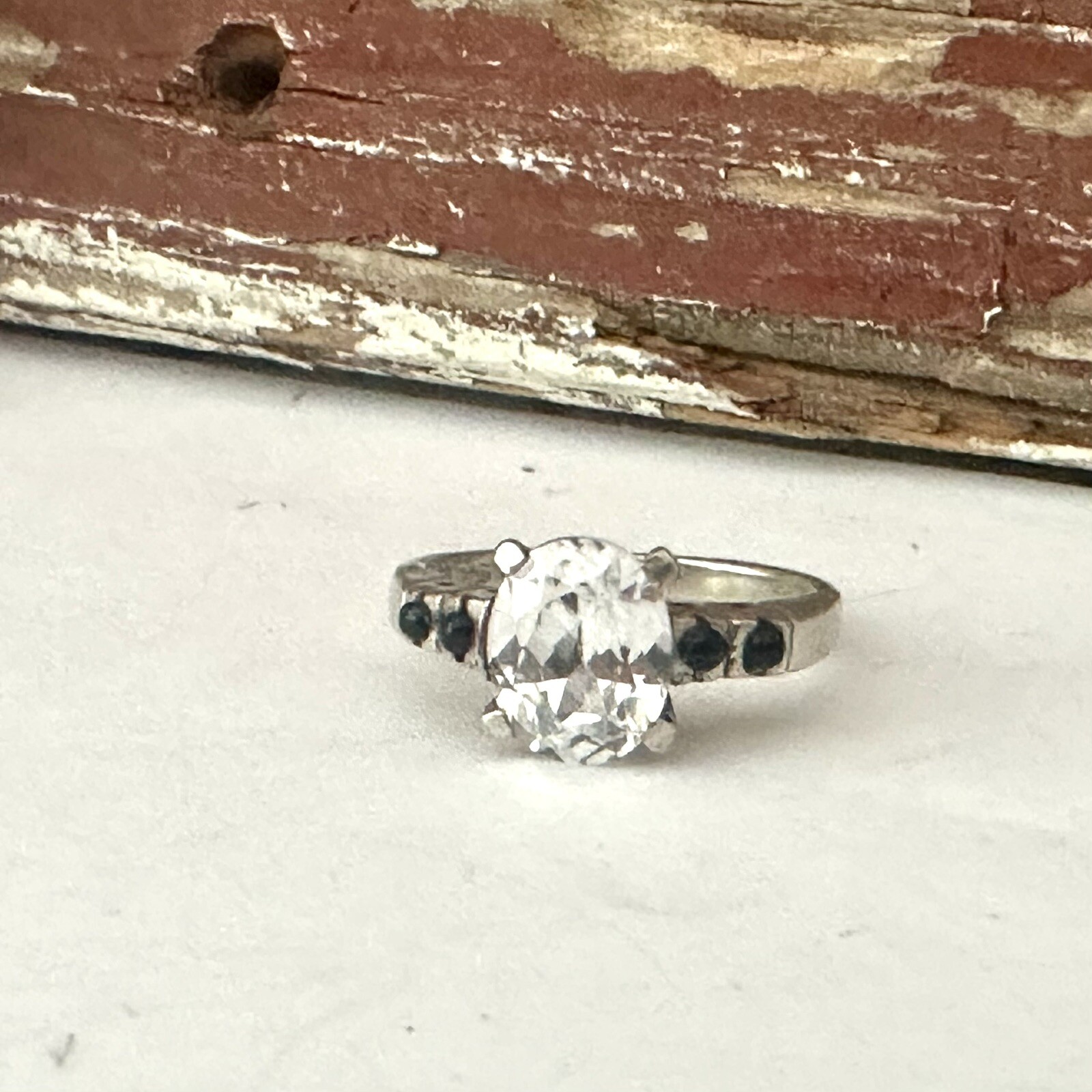Sterling Silver 925 Wedding Band Designer CZ Bridal Engagement Band Ring