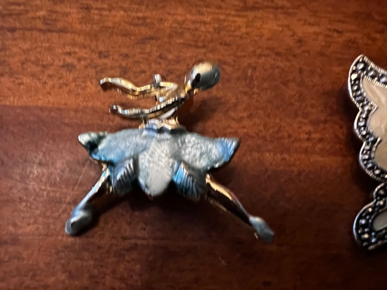 Vintage Enamel Brooches Lot of 4 Jewelry Pins Retro Costume Accessories