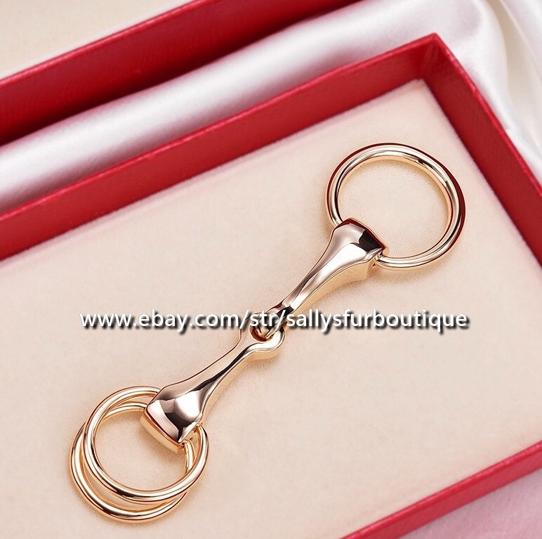 Sallys Quality 100% Copper Scarf Ring Horse Bit Buckles Brooch For Silk Scarves