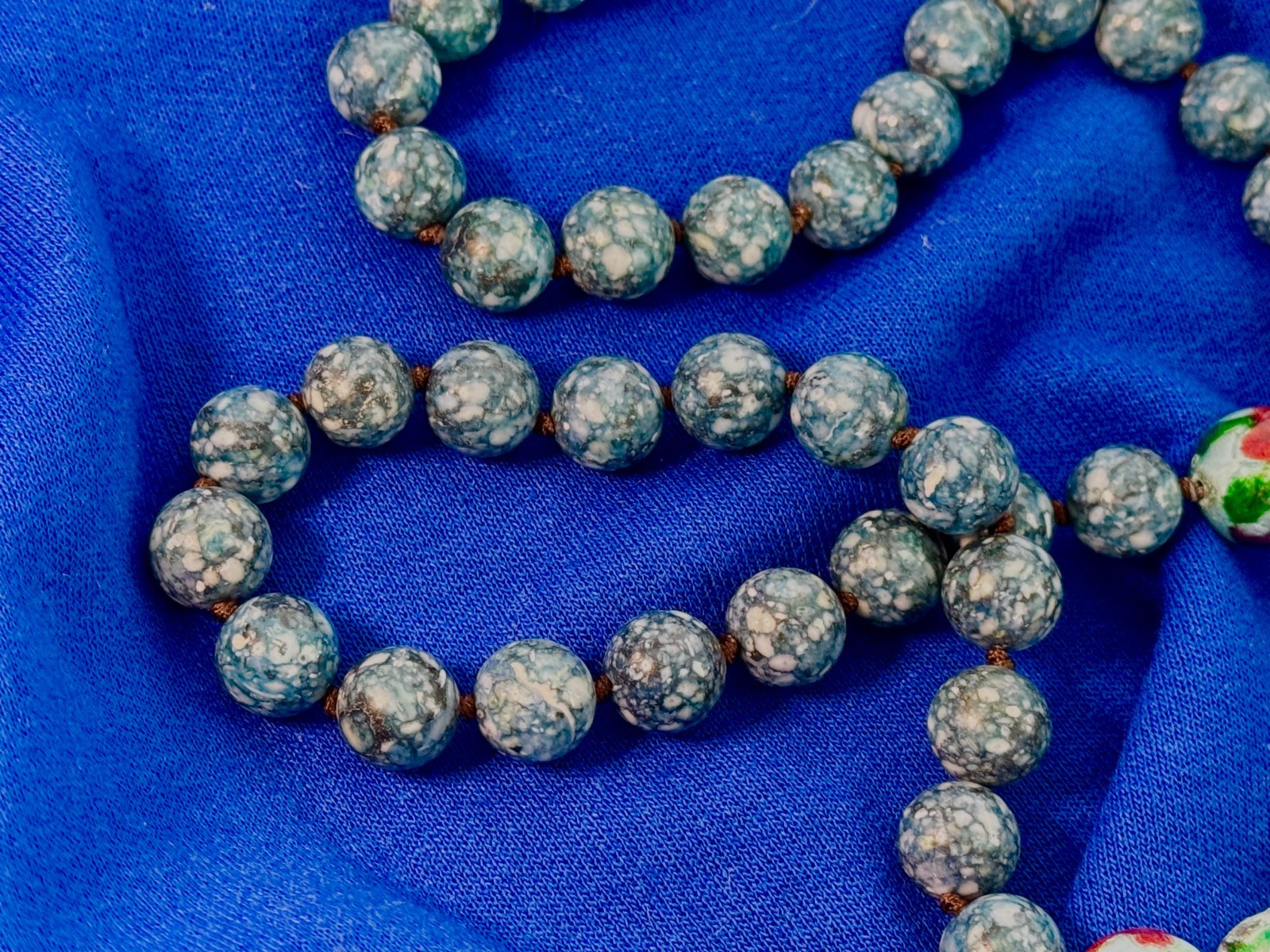 Vintage Chinese Turquoise Necklace. Rare, very unique. Family-owned piece-Taiwan