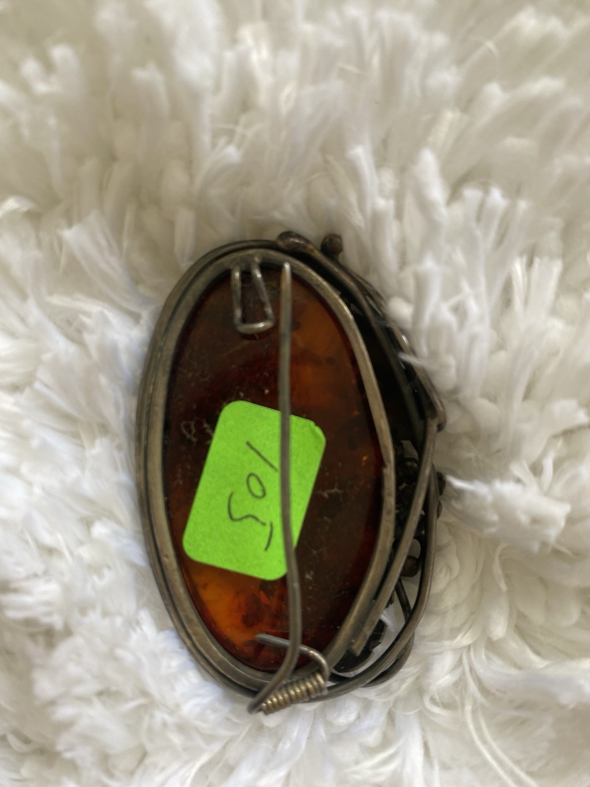 Vintage Amber Brooch