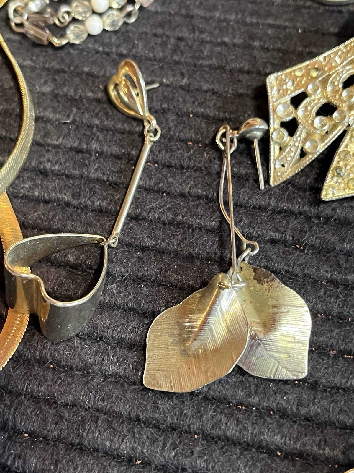 Vintage To Now CRAFT JUNK SCRAP Jewelry And Purse Parts Or Repurpose