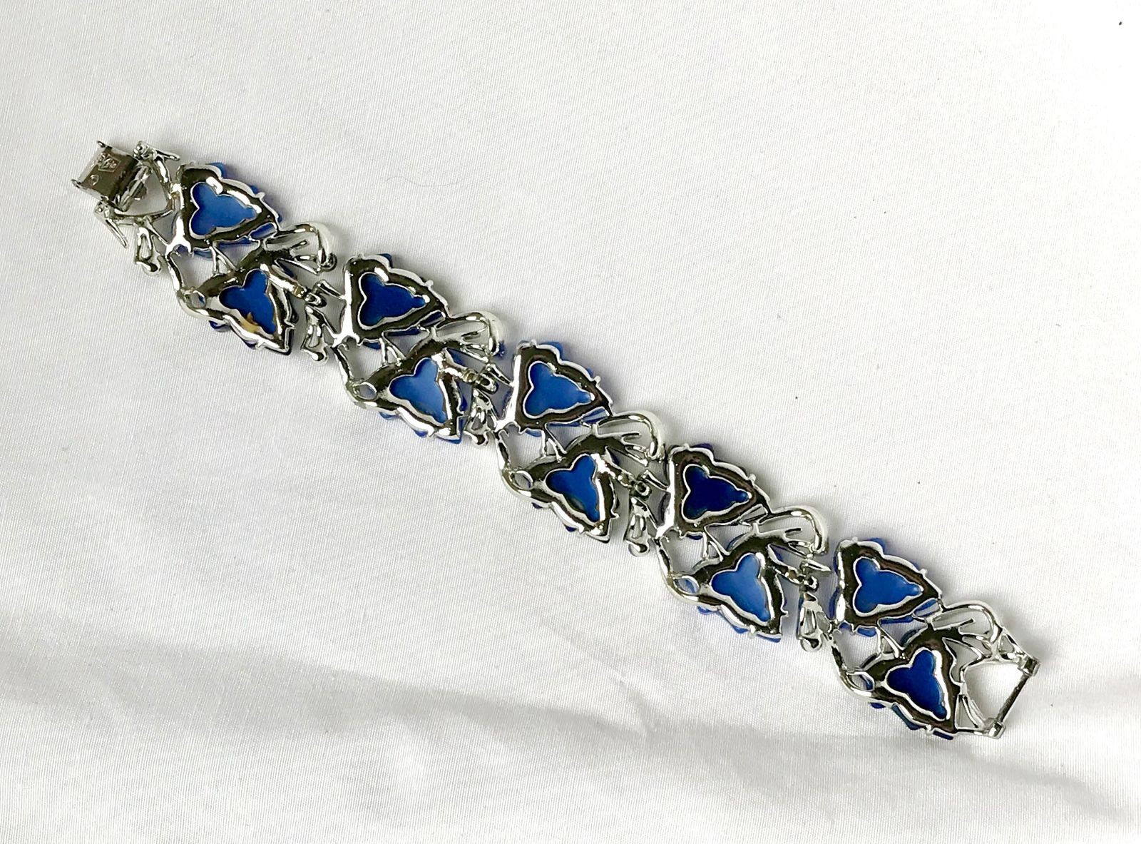 Coro Blue Thermoset Lucite Bracelet – Excellent Condition