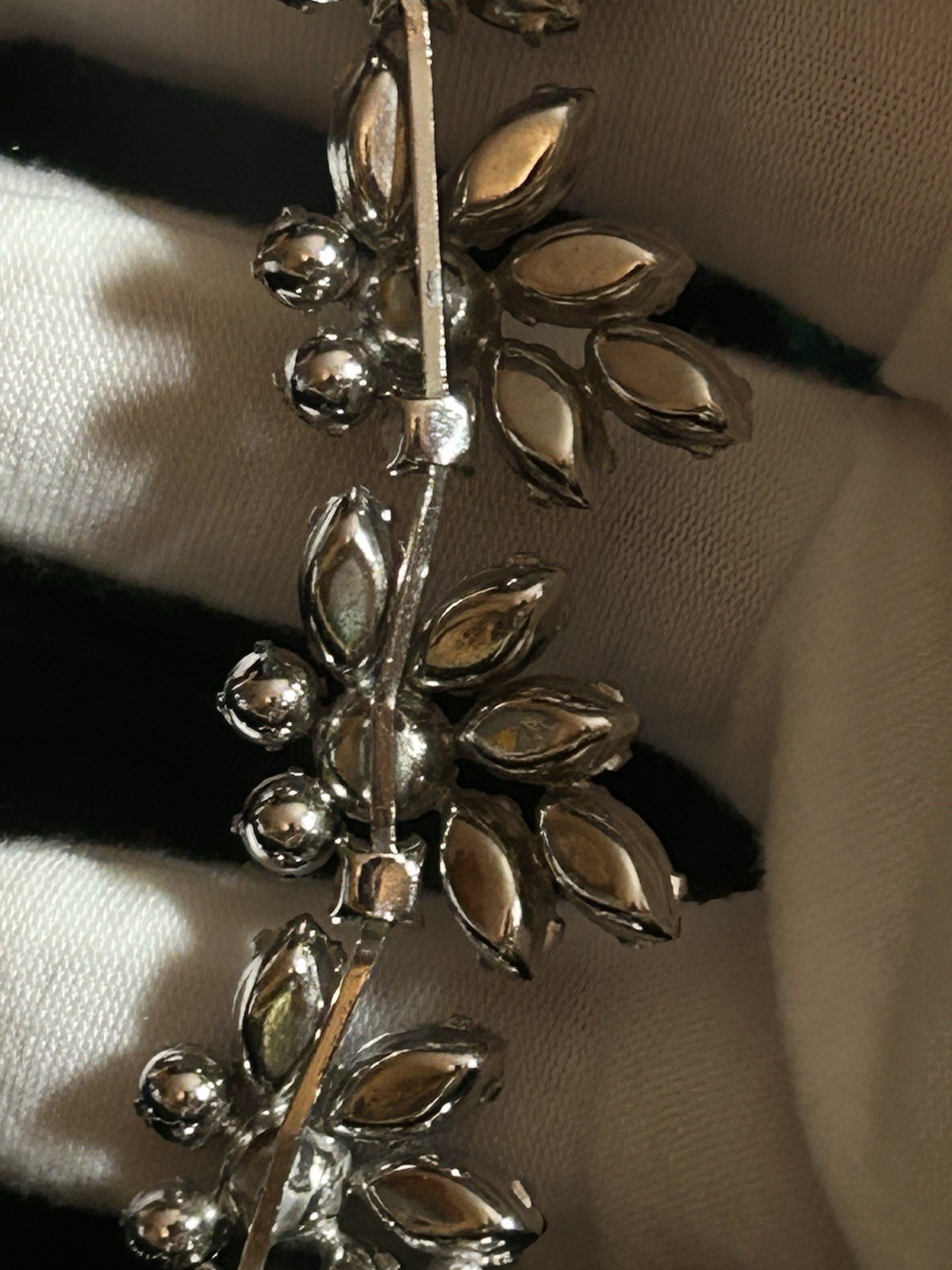 SHERMAN Set Signed Swarovski Aurora Borealis Rhinestones Demi-Parure
