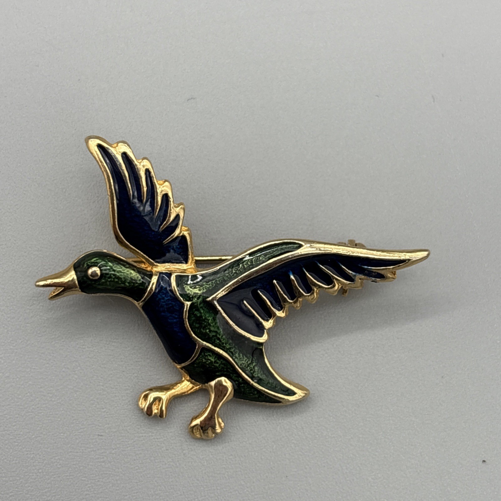Vintage Brooches Lot of 4 Birds Dove Parrot Peacock Animals Italy READ