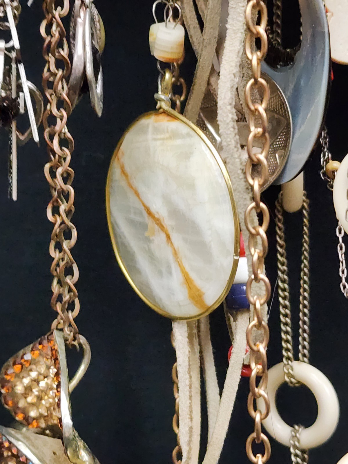 Estate Vintage Costume Jewelry Large Lot 6 LBS Over 100 Necklaces Retro