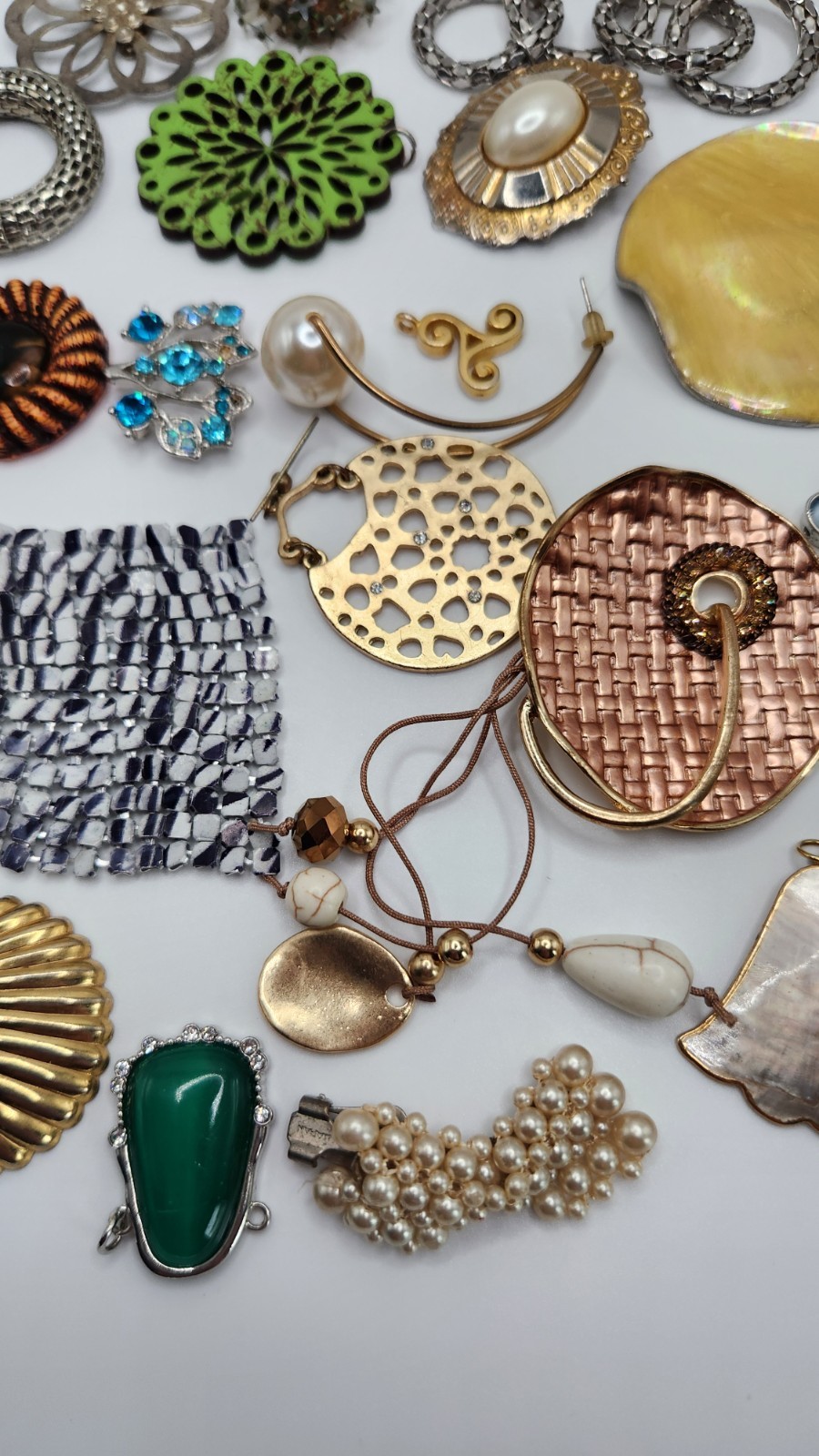 Craft Jewelry Pieces Junk Drawer 35 Different Pieces