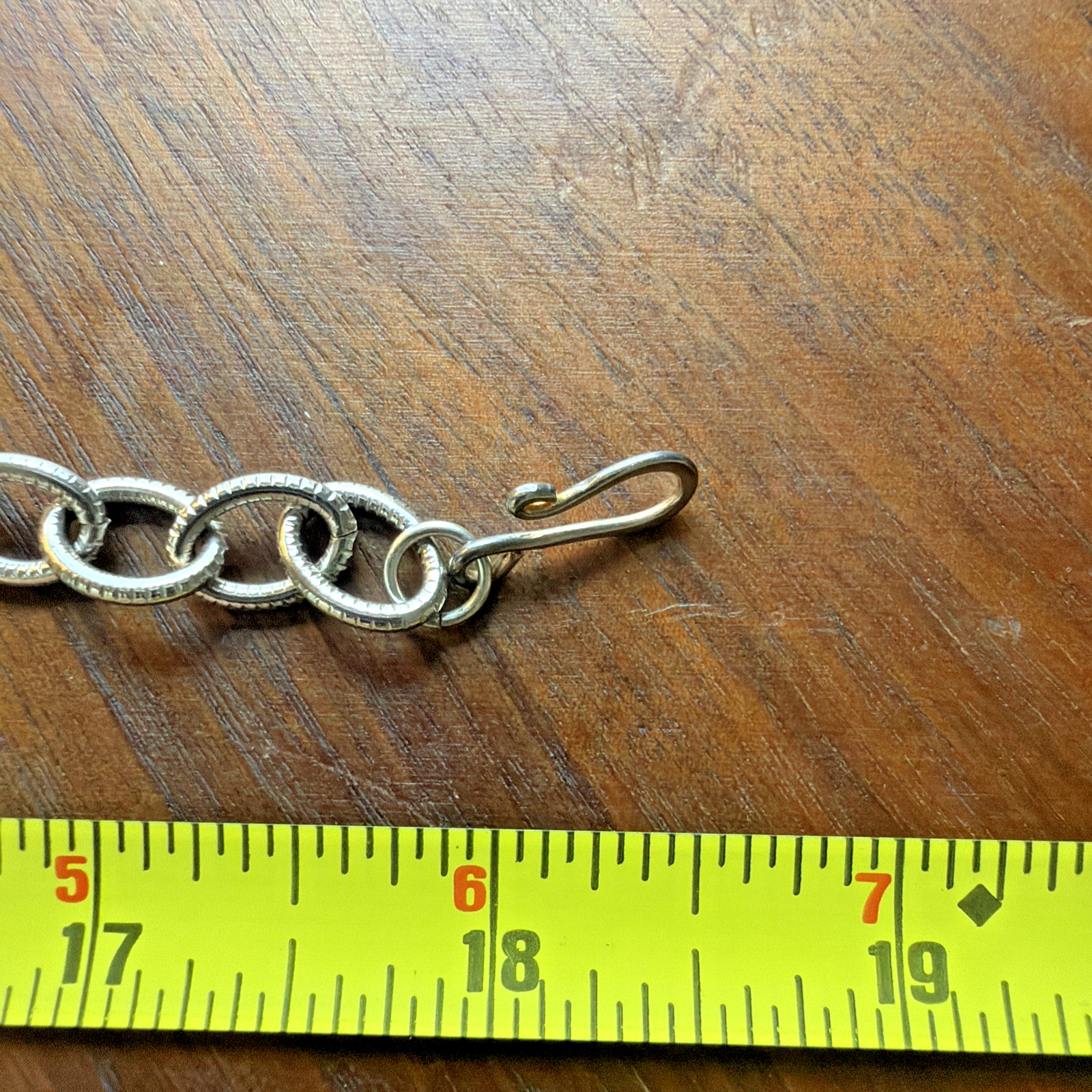 Vintage Coin Charm Necklace Grechian Silver Toned Size 18.5”