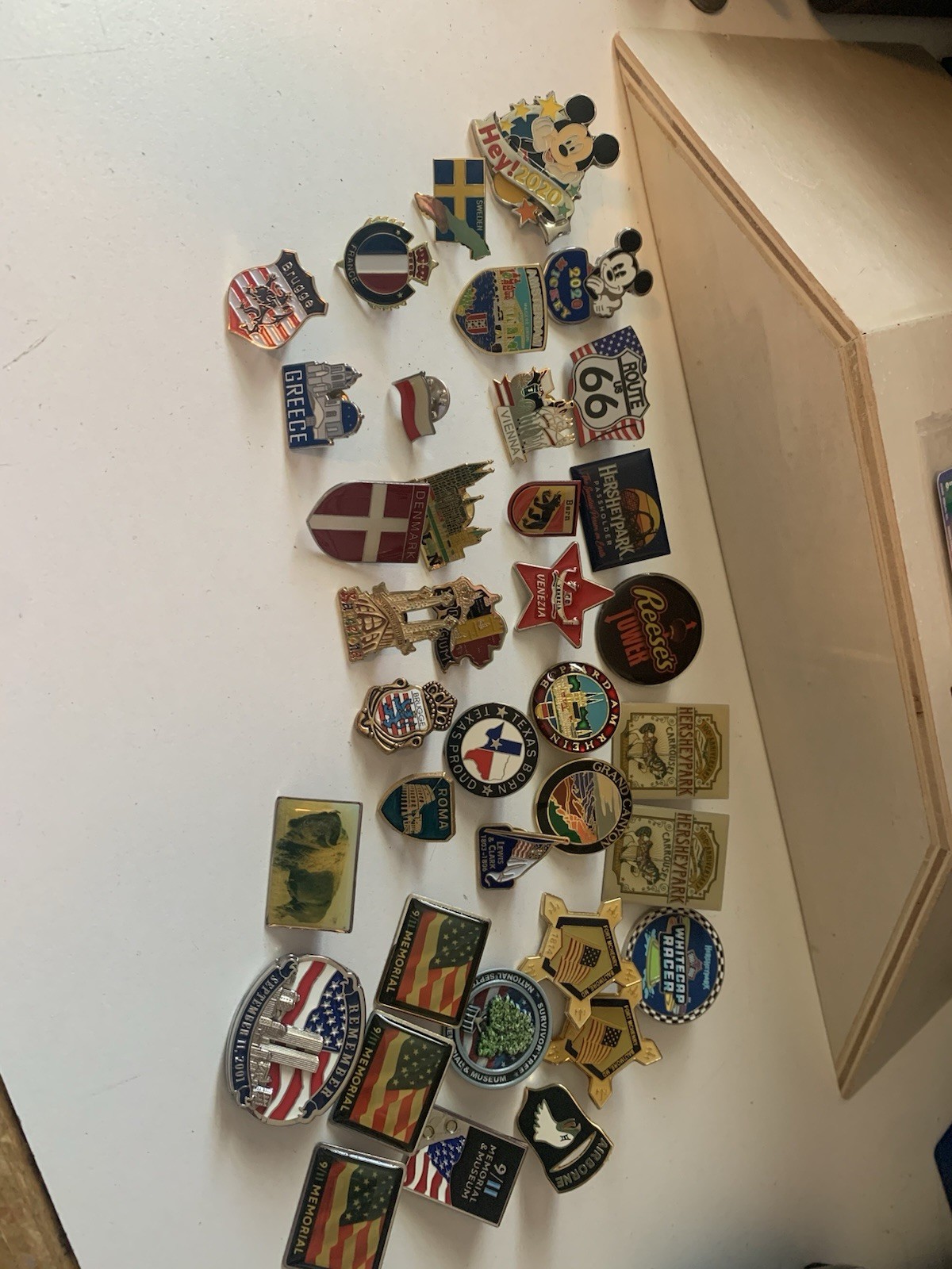 Vintage Pins Collection From Around The World