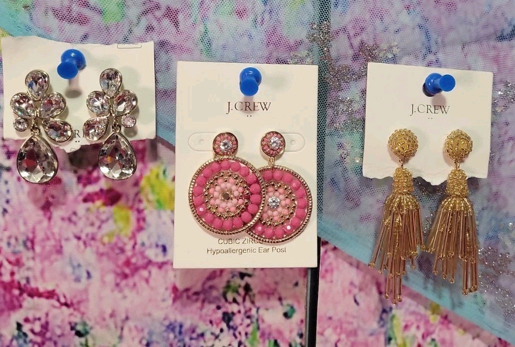 Jewelry Lot, Signed Pieces Trifari, Monet,j. Crew.