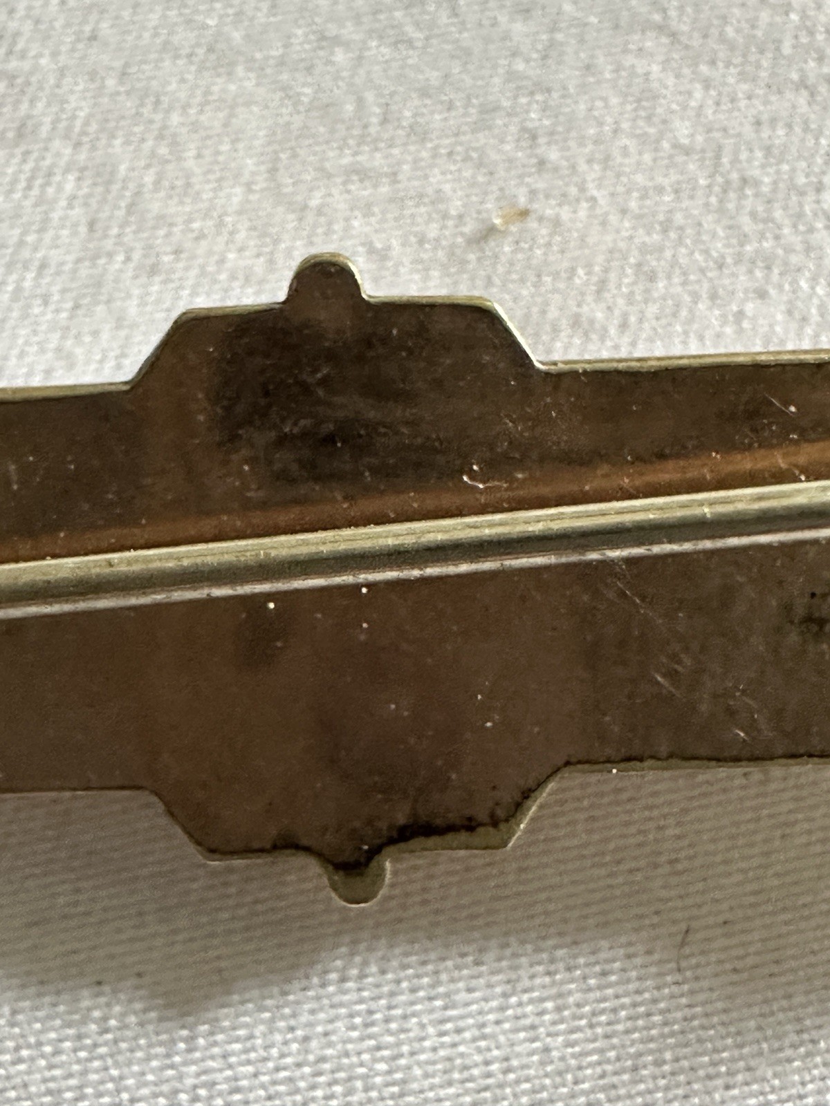 Antique Victorian Gold Filled Etched Bar Brooch Pin