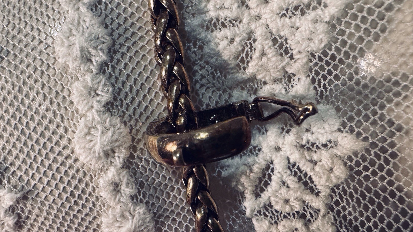 Vintage TALY 925 STERLING 78g Italy BOLO Wheat Chain Necklace Bijoux?Onyx Balls