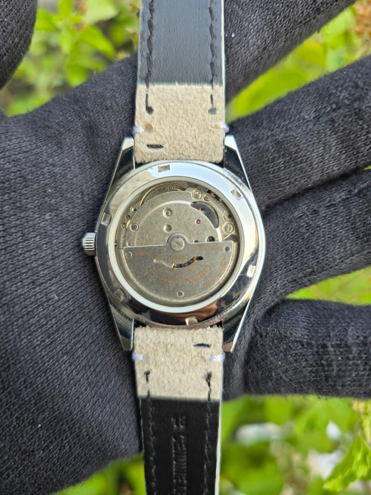 Vintage Citizen Automatic Transparent Back Men Day date Refurbished wrist watch*