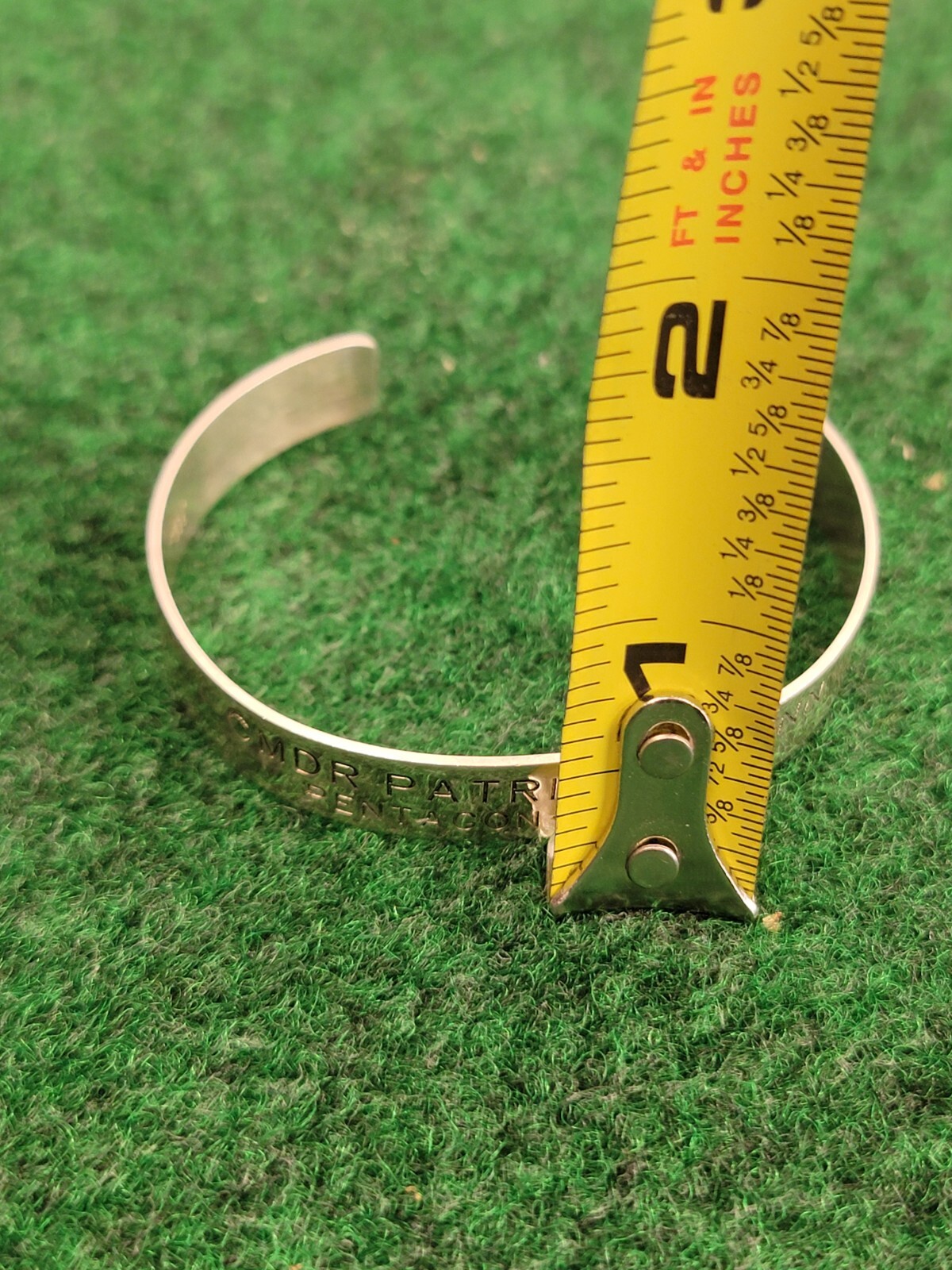 CMDR Patrick S Dunn Pentagon – US NAVY Bracelet 925. Kabana Vintage