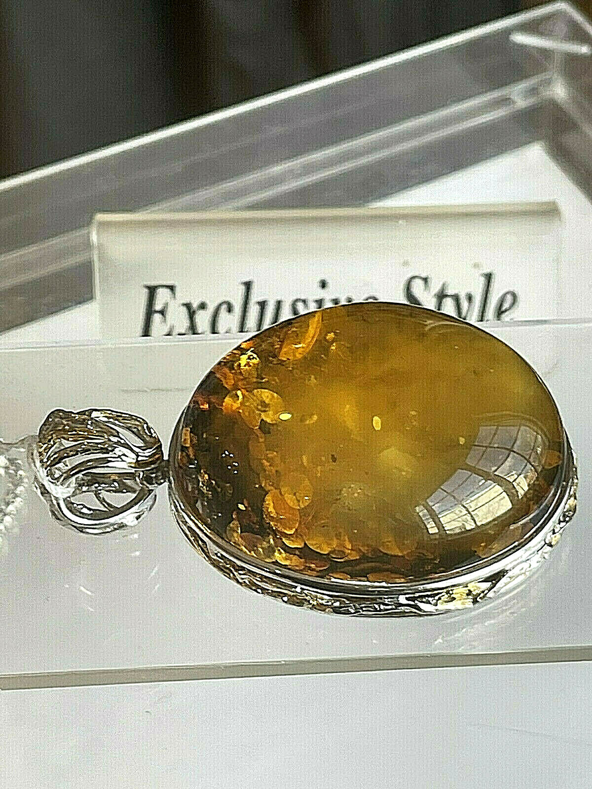 Natural Genuine Russian Baltic Vintage Amber Necklace Egg Yolk Butterscotch 老琥珀