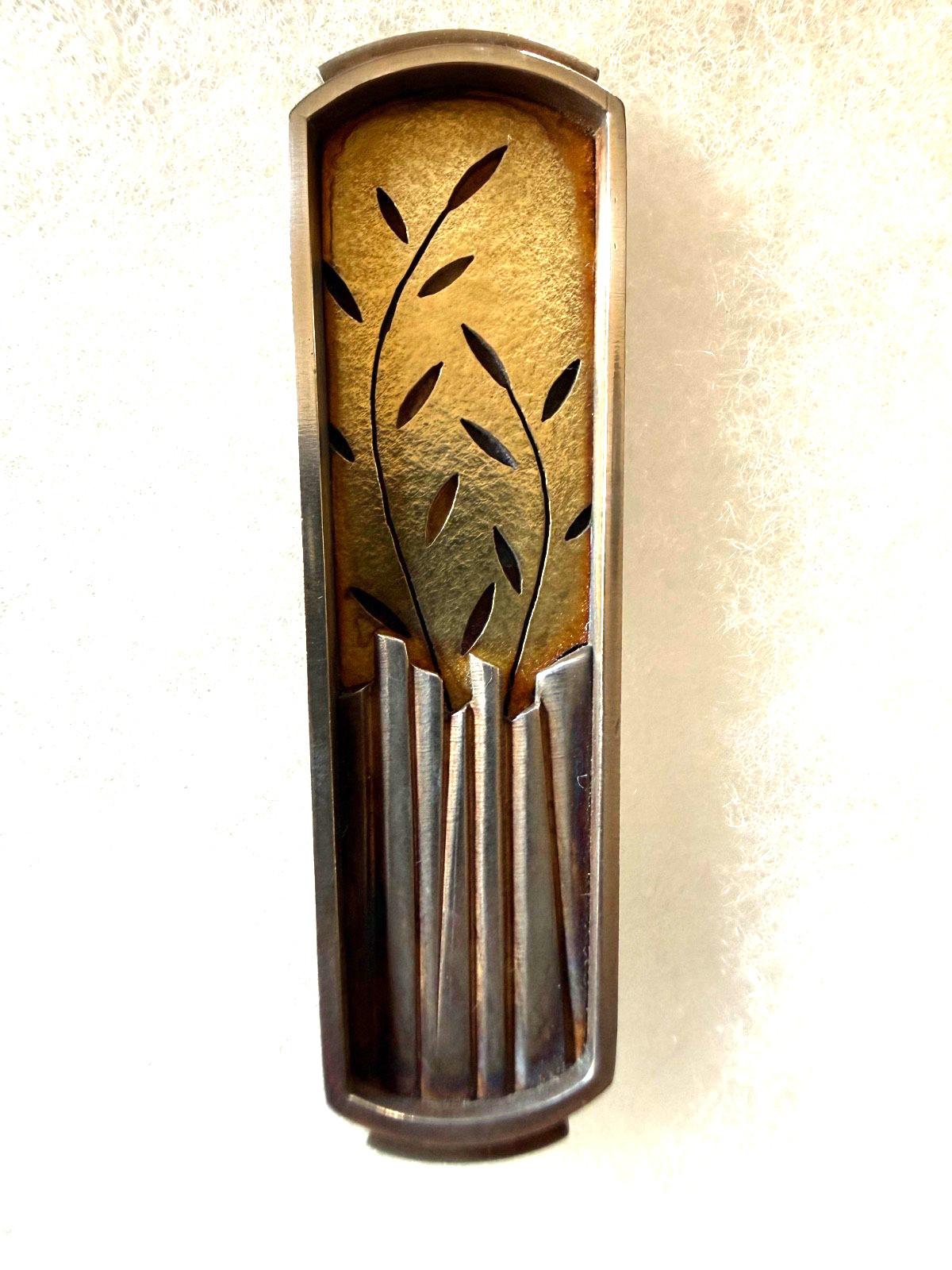 Vintage RM Studios Sterling Gold Artisan Pin