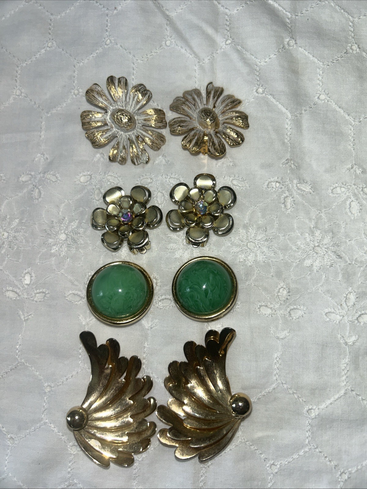 Vintage Costume Earrings- Park Lane Coro Kenneth Lane Kramer -4 Sets