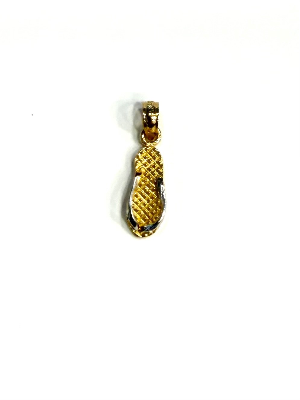 Vintage 14k Gold FLIP FLOP PENDANT – Beach Sandal Charm SHOE Necklace Bracelet