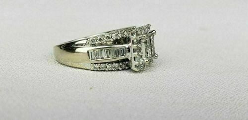 Princess Cut Lab Created Diamond Valentine’s Special 14Ct White Gold Finish Ring