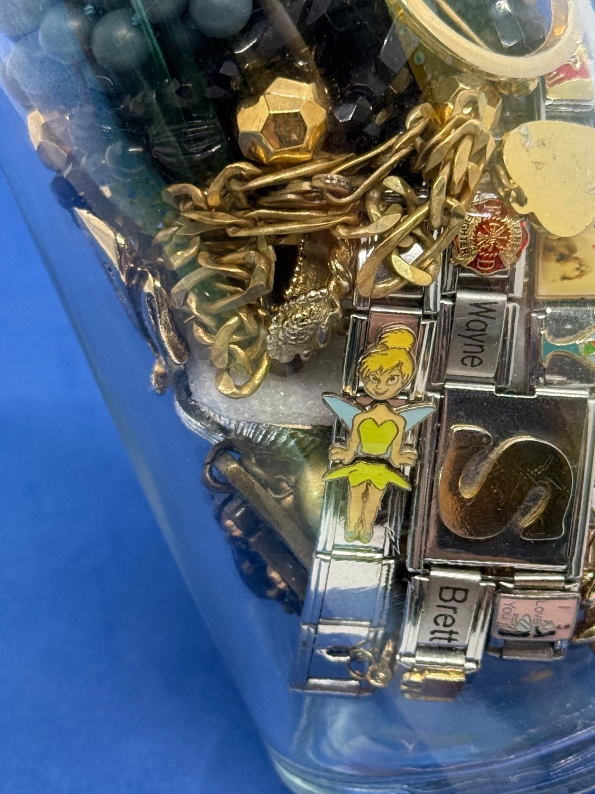 Mystery Estate Costume Jewelry Jar Mixed Lot All Wearable