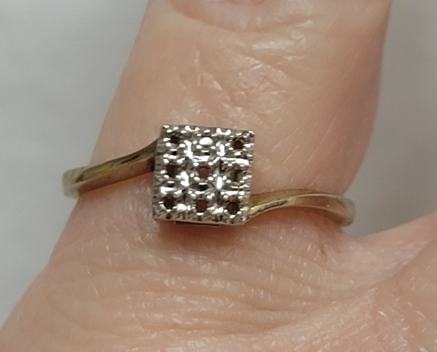 5 Vintage Brass Wedding Rings Salesman Samples No Stones Size 5.5 To 6.5