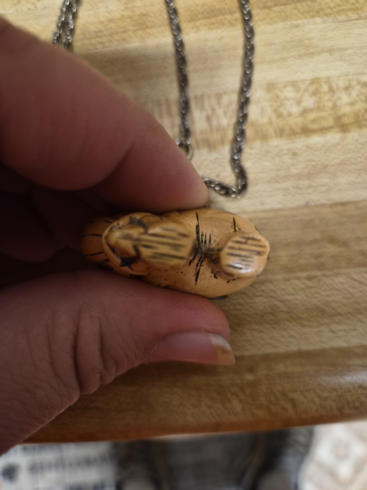 1920s Ivory Elephant Necklace