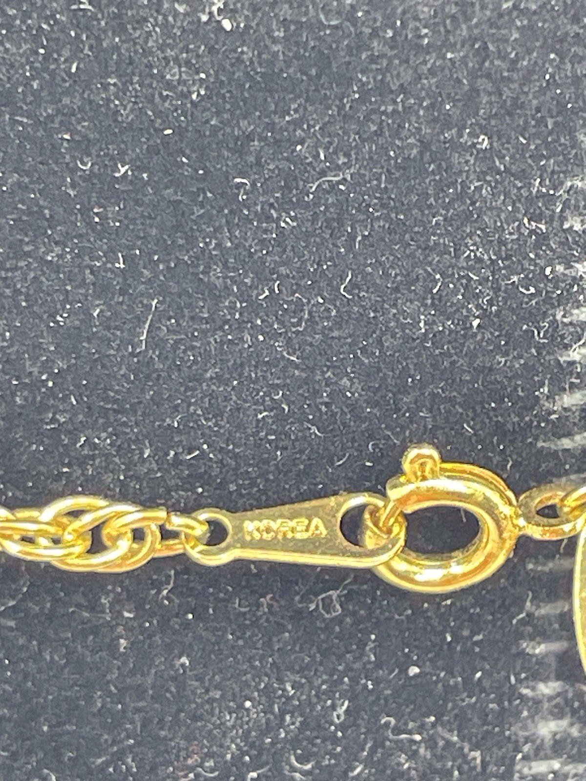 Vintage Sarah Coventry Necklace Chain Yellow Gold Tone Rope 30” Korea
