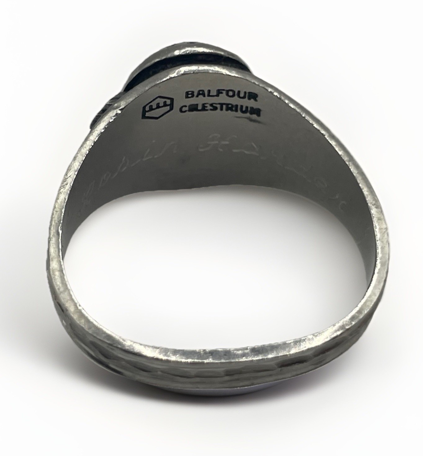 Balfour Celestrium 1984 Oak Harbor HS Class Ring Iridescent Stone Sz 9.5 Women’s