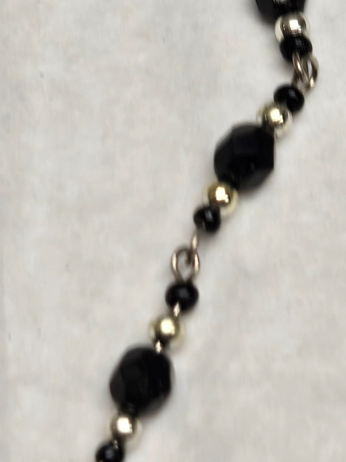 Art Deco Rhinestone Earrings, Necklace & bracelet Set Black Clear