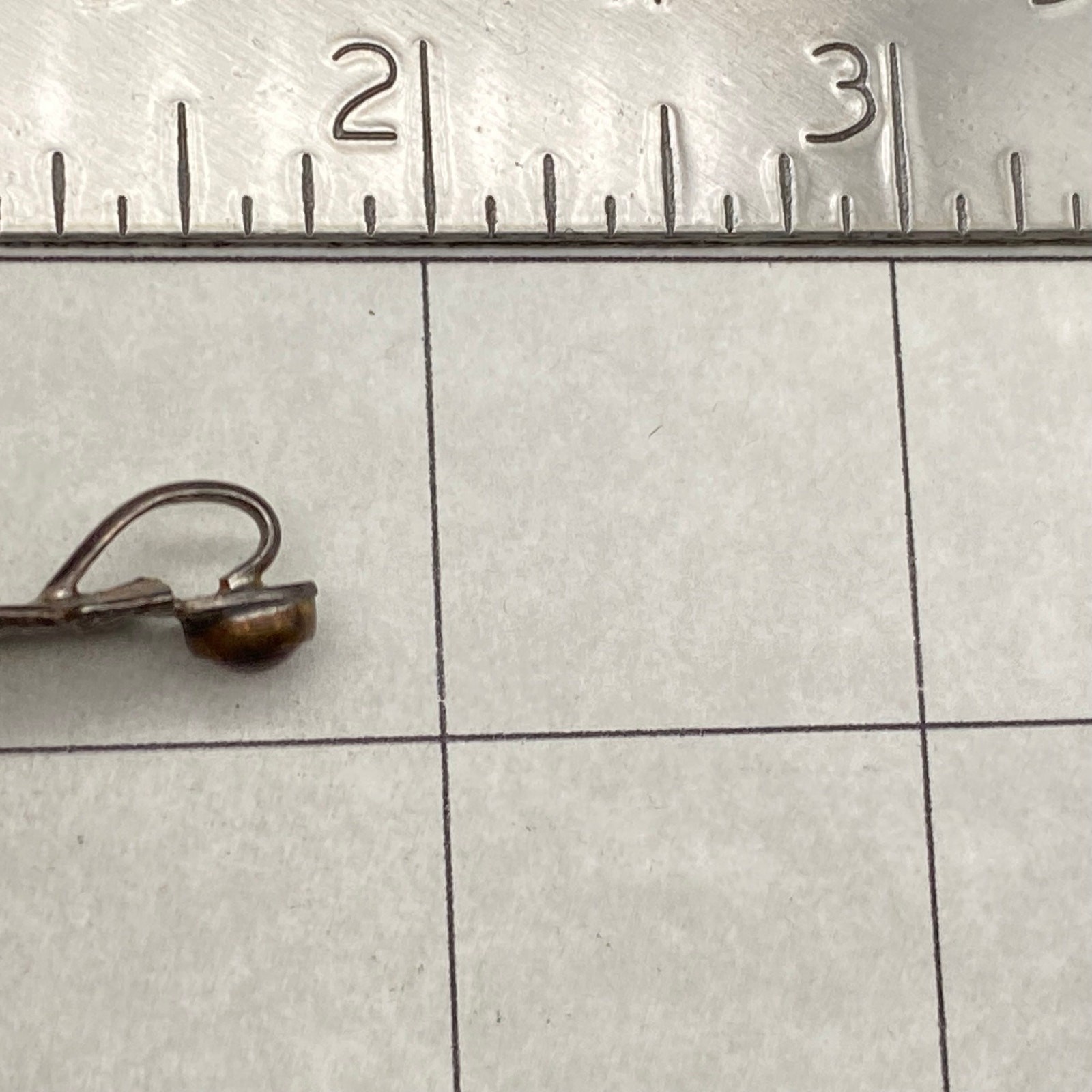 Vintage Modernist Abstract Cast Silver Pendant