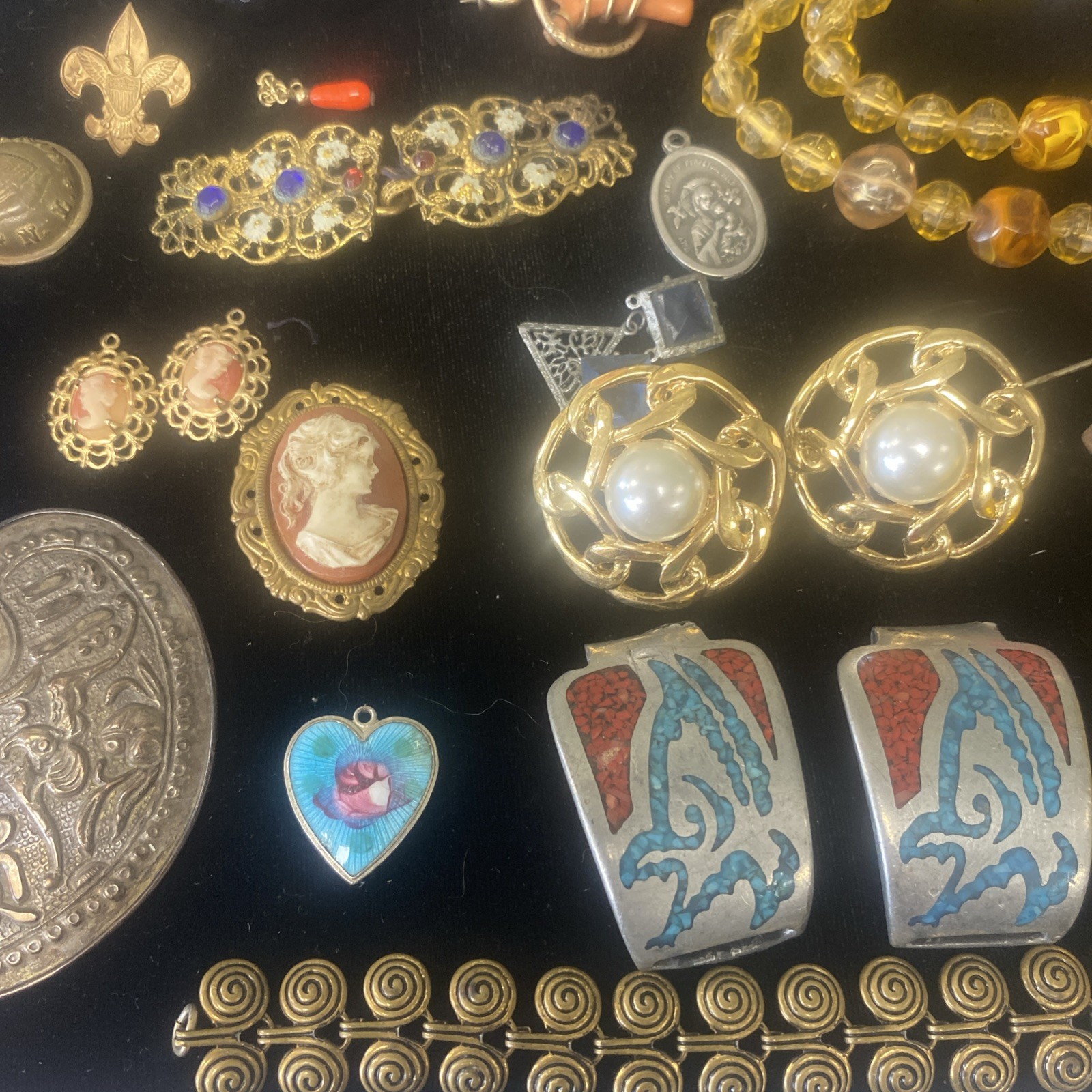 Antique Vintage Lot Of Jewelry Estate Sale Unsearched As Is #2
