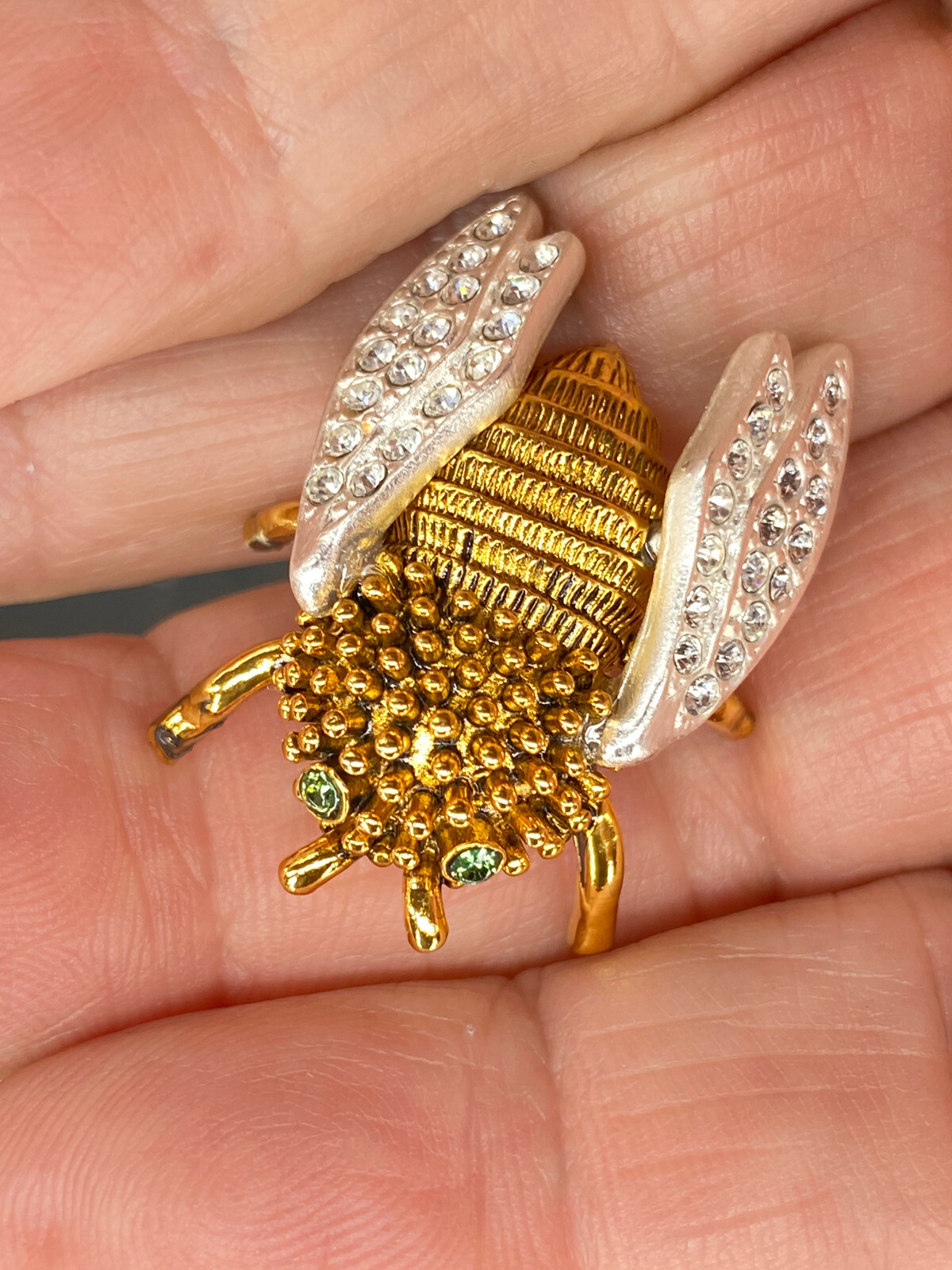 I Am Edgar Berebi Miracle Bee Brooch Pin My Archives Vintage beekeeper gift