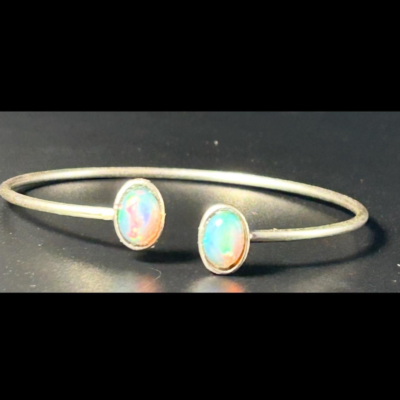 opal jewellery cuff bracelet