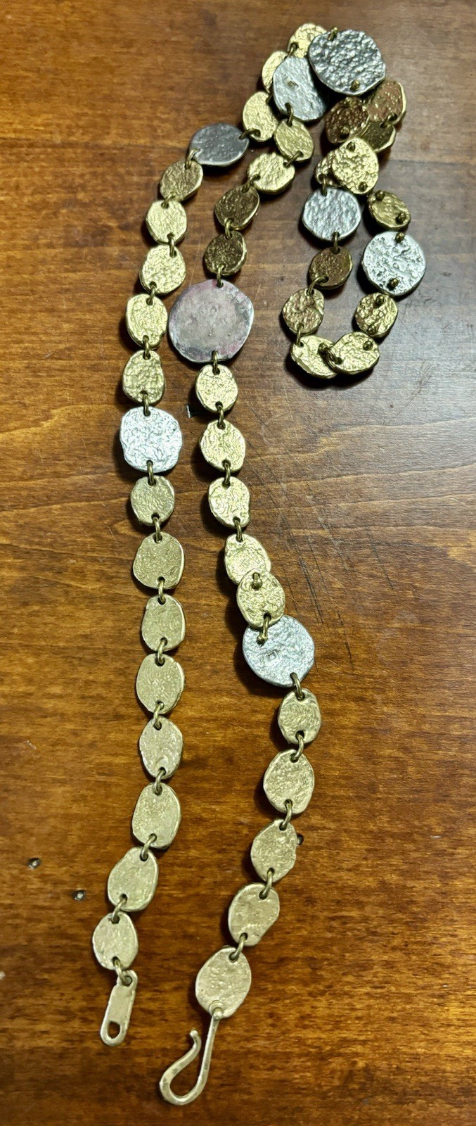 Brutalist Copper / Bronze ? Jewelry Lot / Anne Dick , Mexico , Renoir , Signed #