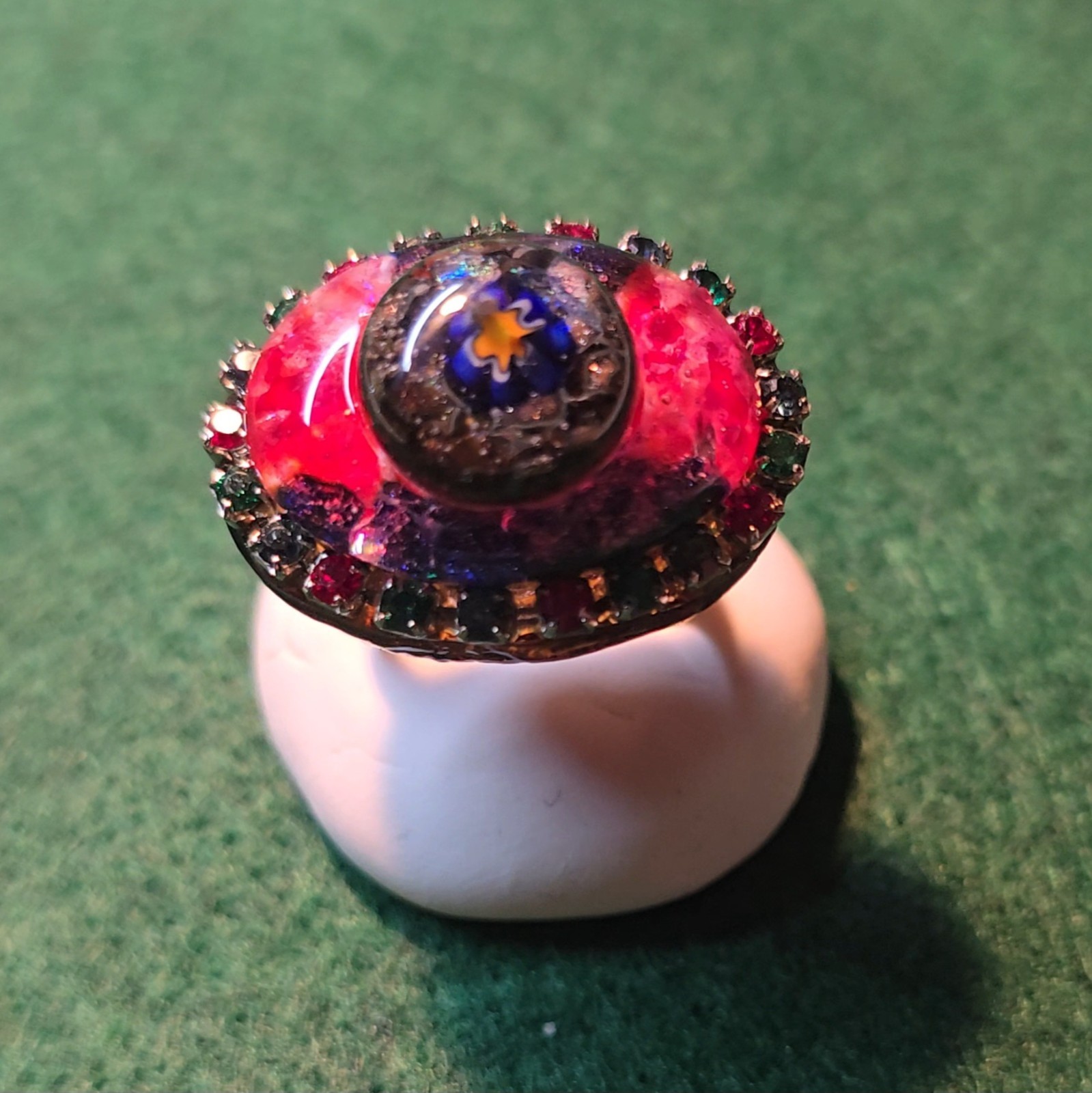 glass eye ring