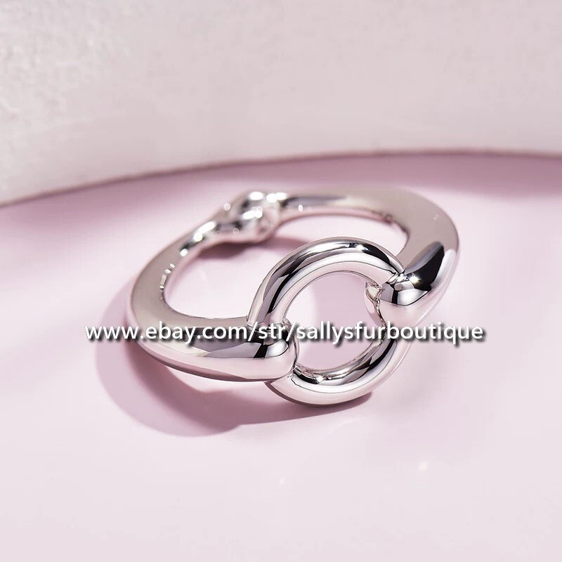 Sally’s Quality 100% Copper Scarf Ring Circle Buckles Brooch For Silk Scarves
