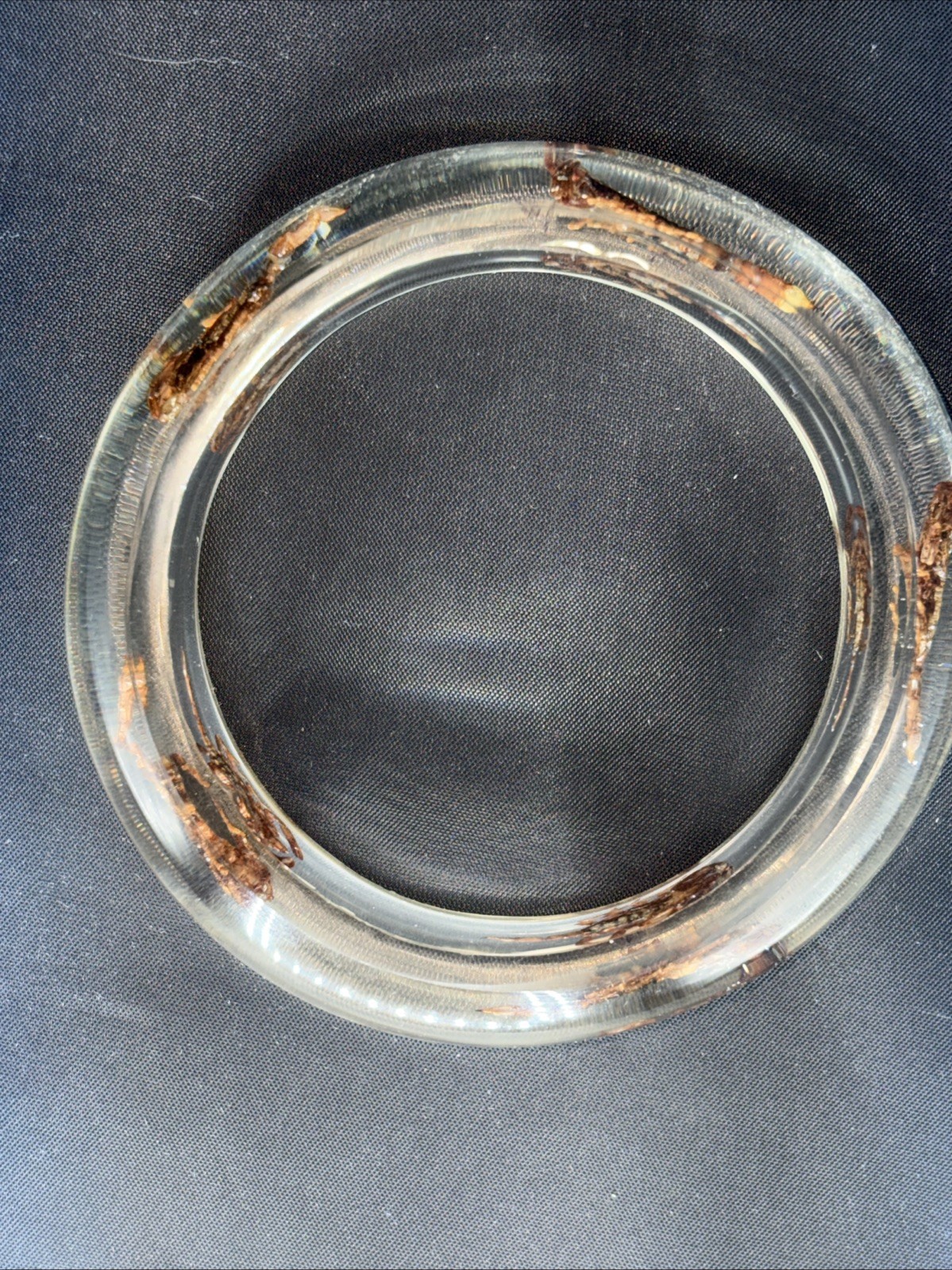Clear Vtg Scorpion Bracelet Translucent Resin, 1960s, NOS Small #15