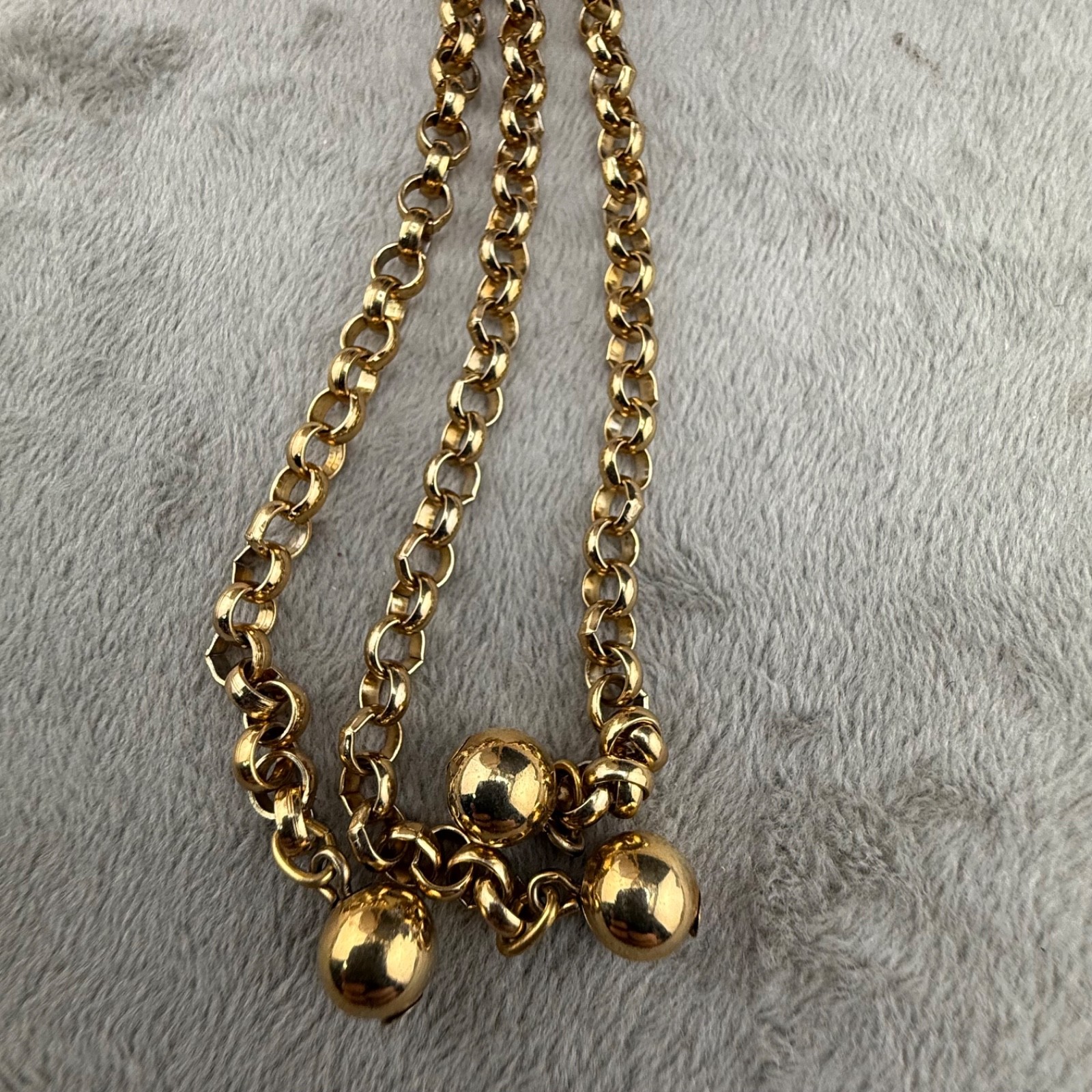 Vintage Opera Lariat Tassel Necklace Gold Tone 48”