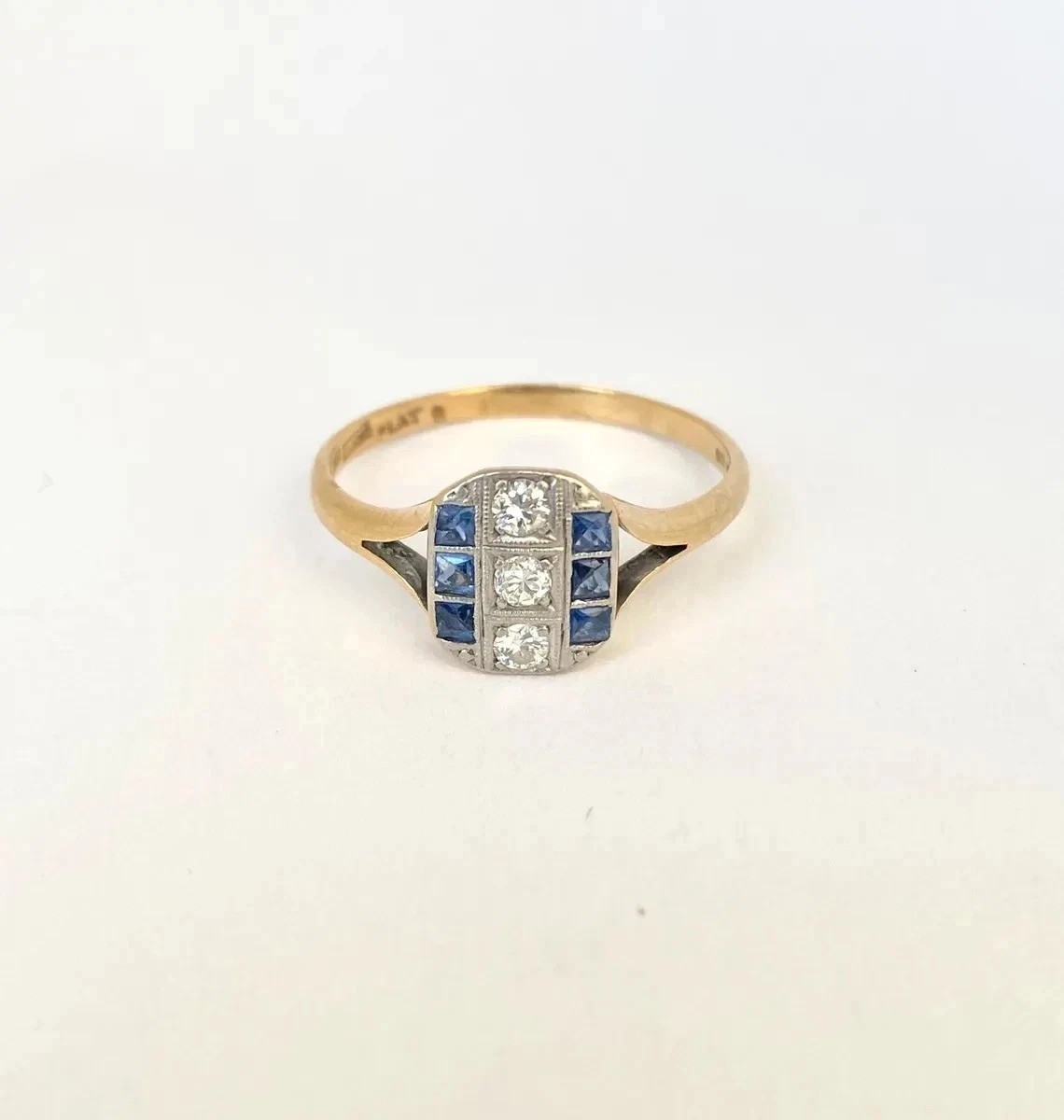 2.55Ct Art Deco Style Lab Created Diamond Anniversary 14K White Gold Finish Ring