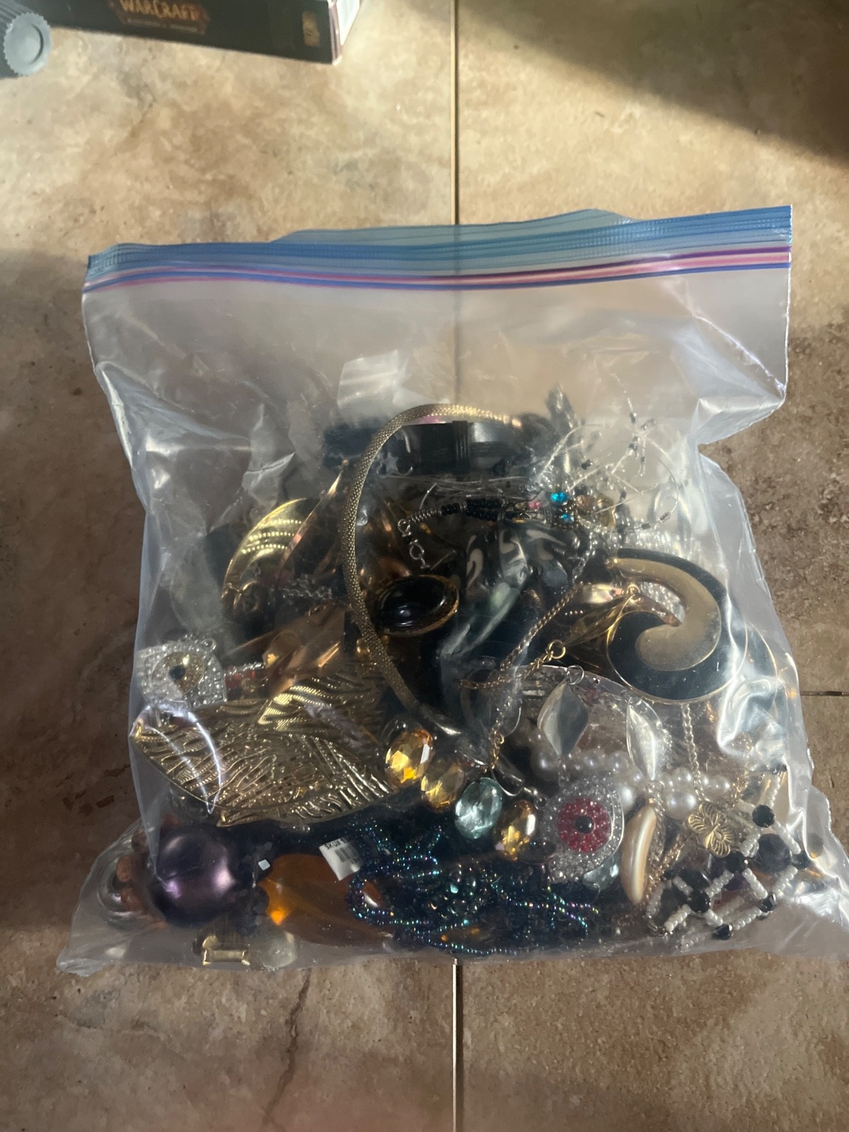3lb Lot : Vintage / Modern Repair Repurpose Grab Bag Costume Jewelry Arts Craft