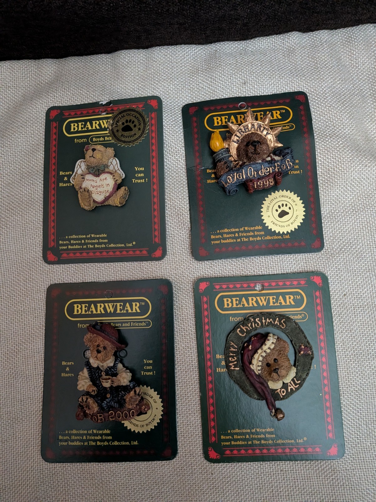 Boyd Bears Pun Lot of 4