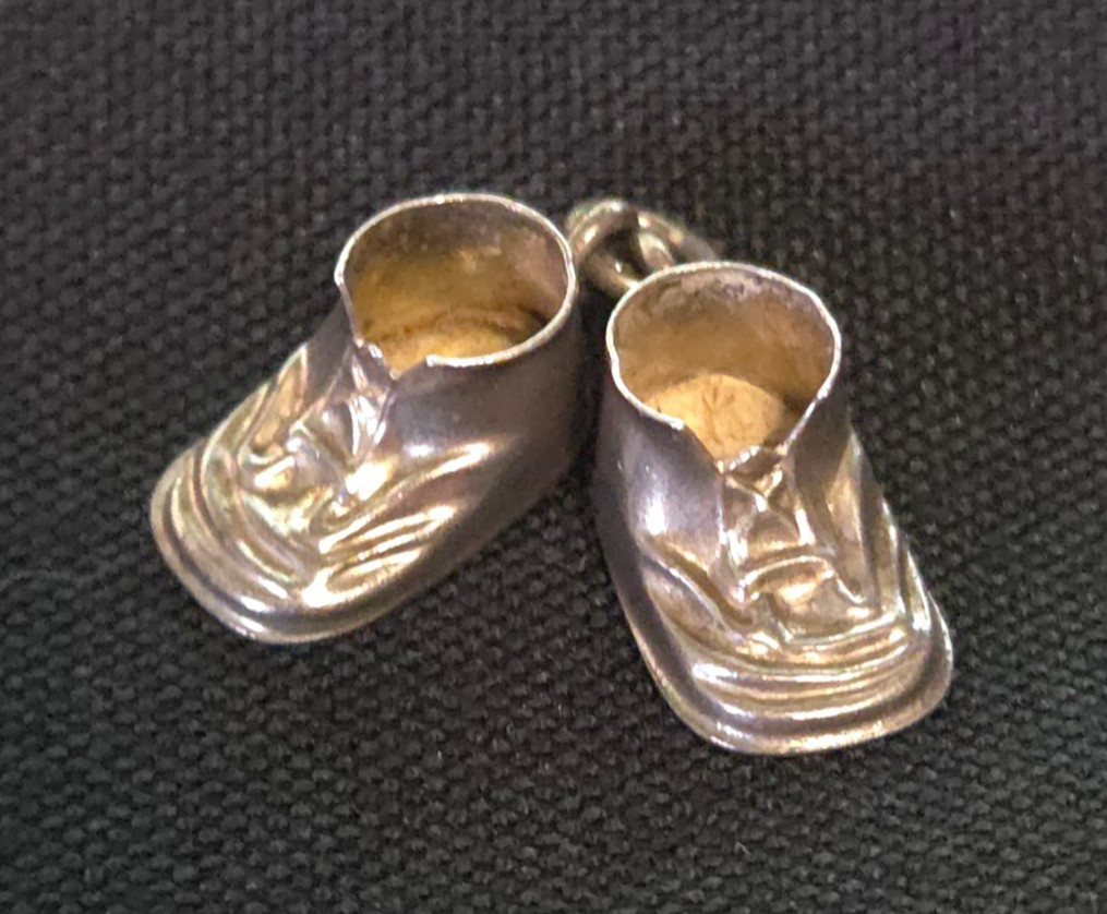 1960’s Silver Baby Shoes Charm