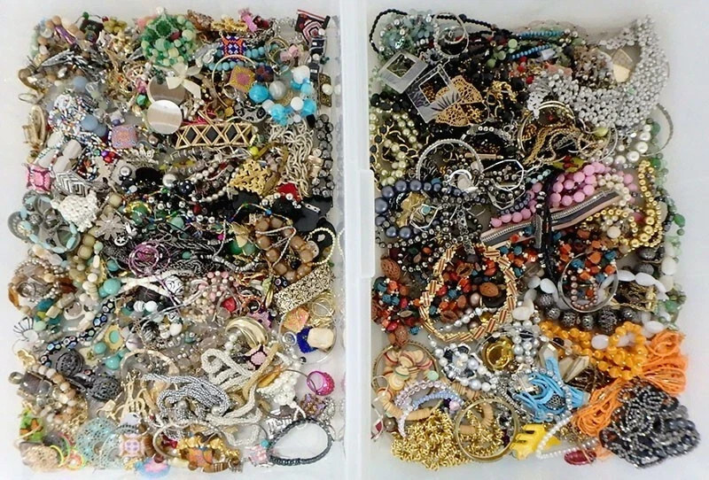 1 LB Mystery LOT NEW Mixed Jewelry Ethnic Vintage NO JUNK ALL WEARABLE Bulk LOT