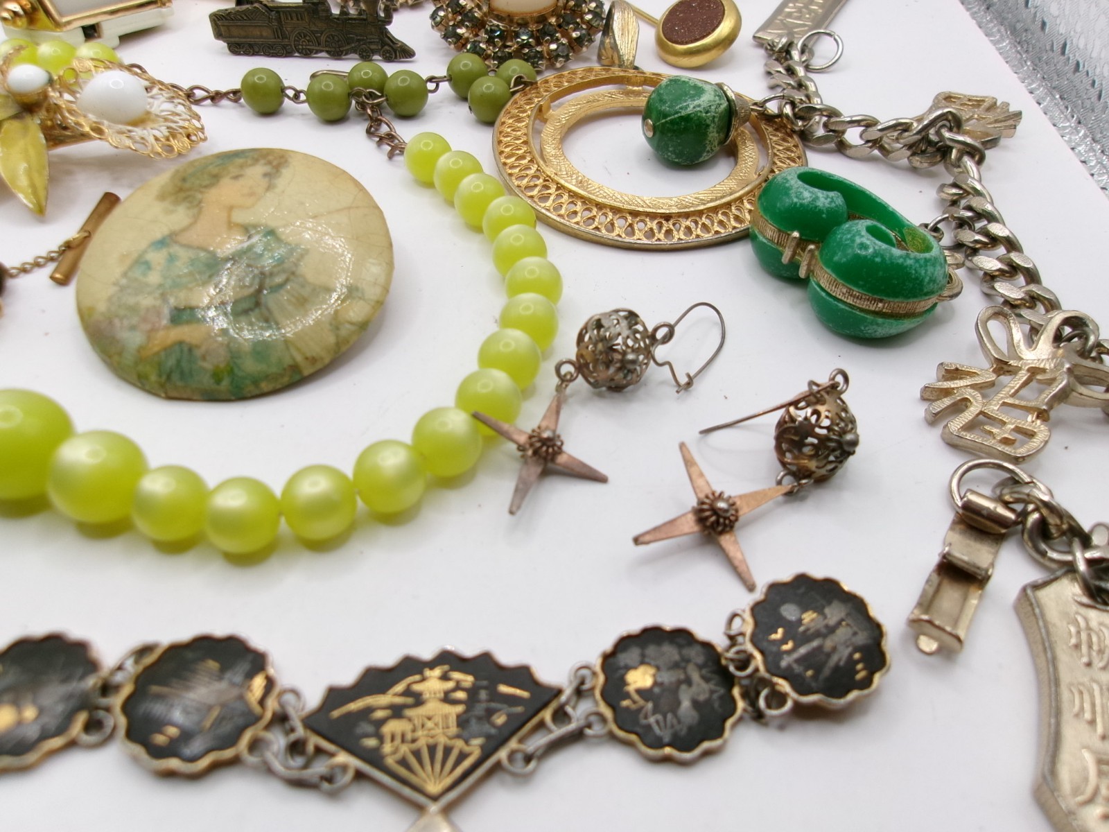 Mixed Collection Lot Victorian Antique & Older Vintage Repair Salvage Jewelry