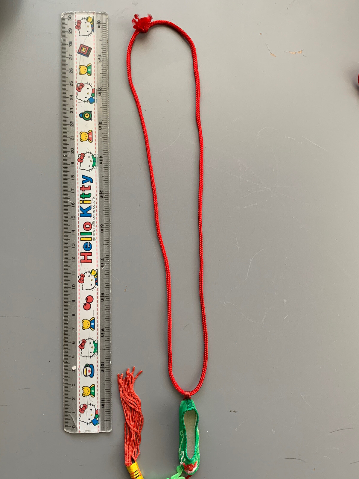 Vintage Chinese Cloth Shoe Necklace Party Favor Gift