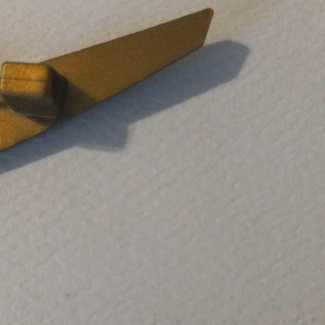 Stoffel Seals Signed Wing Brooch Pin Gold Tone Green Round Bezel Center