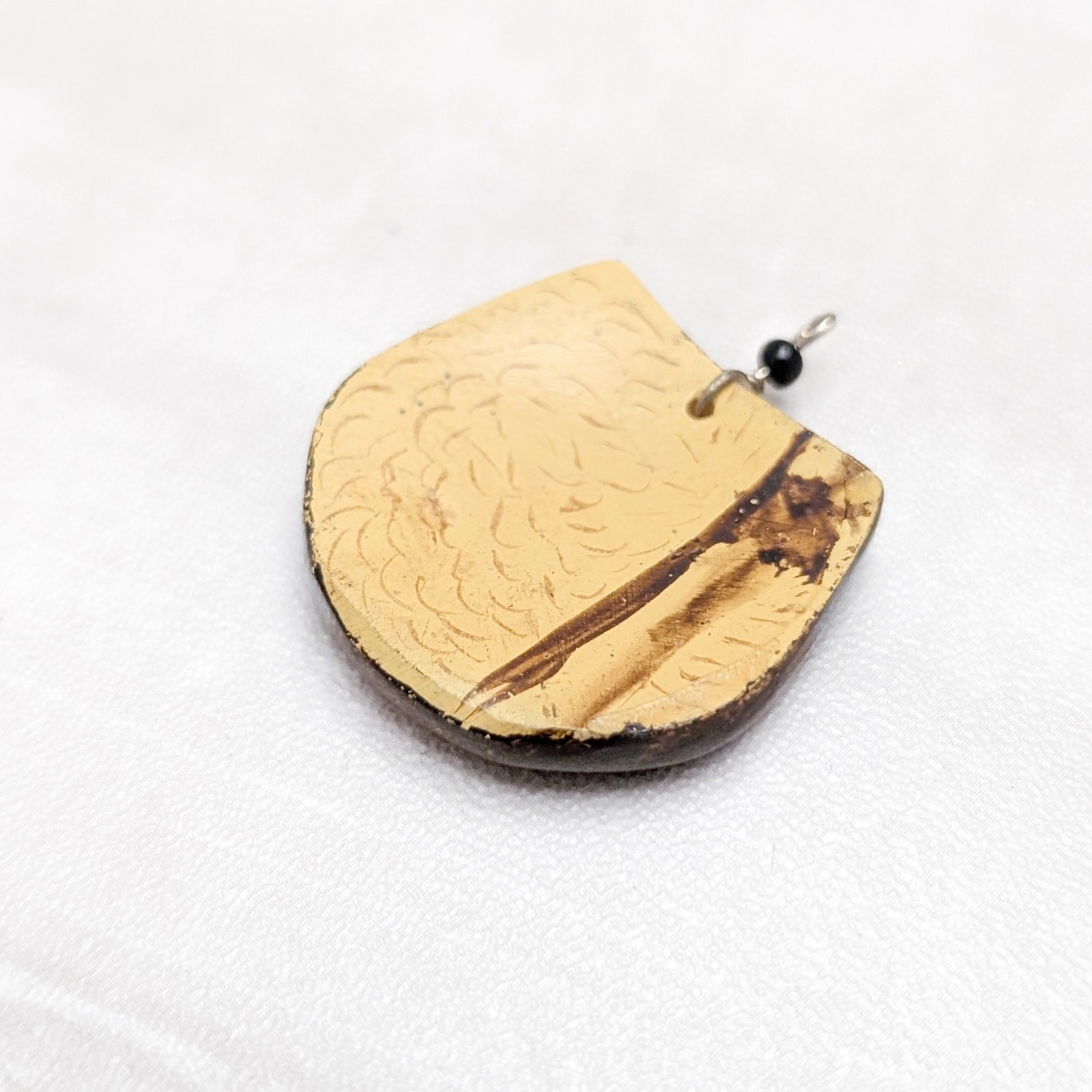 Vintage Pendant Unusual Design and Material – No Chain Included