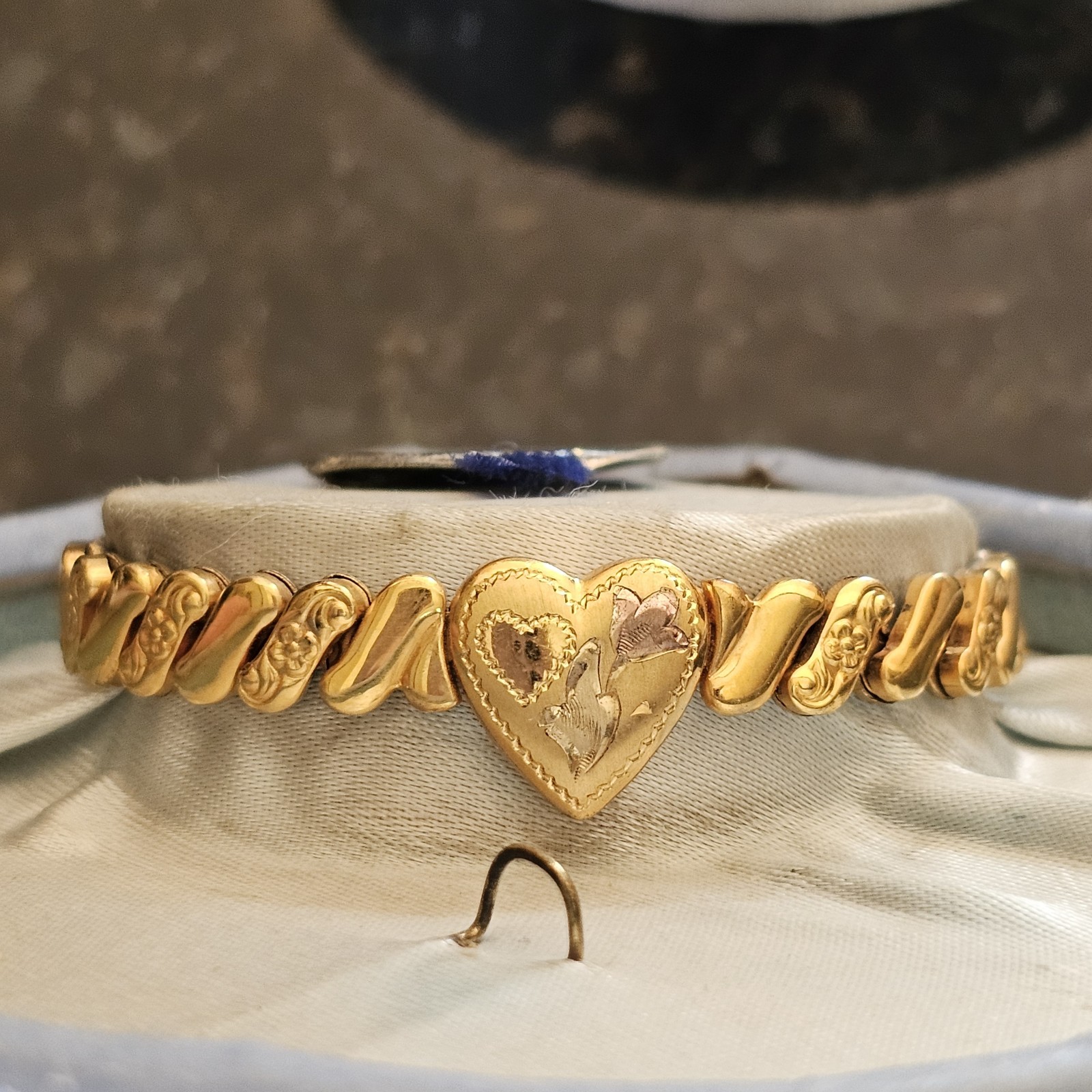Bellavance &Sons Childs Expansion Heart Bracelet Gold Filled 1/20th 12k Vintage